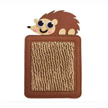 Charger l'image dans la galerie, Mes Premières Textures - Cartes sensorielles bébé : carte tactile hérisson en feutrine, texture tissu bouclé tout en relief